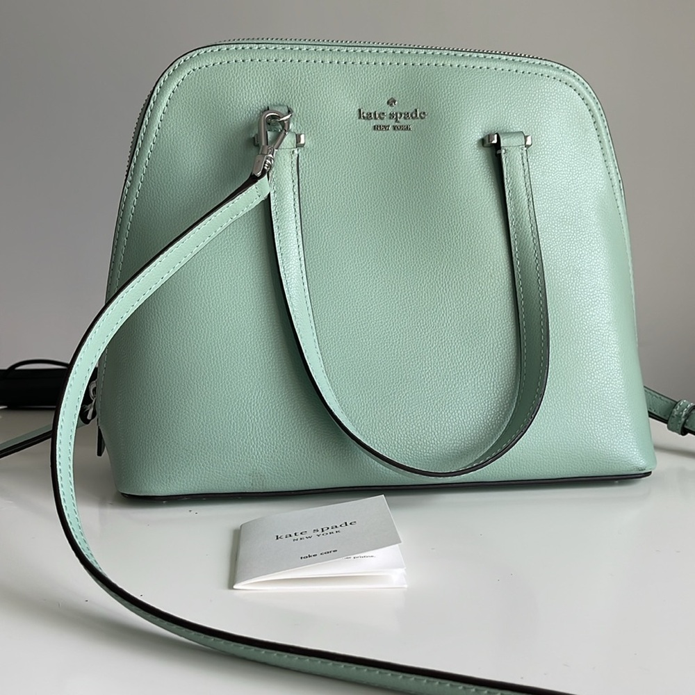 New Kate Spade New York Patterson Drive Medium Mint Green Satchel